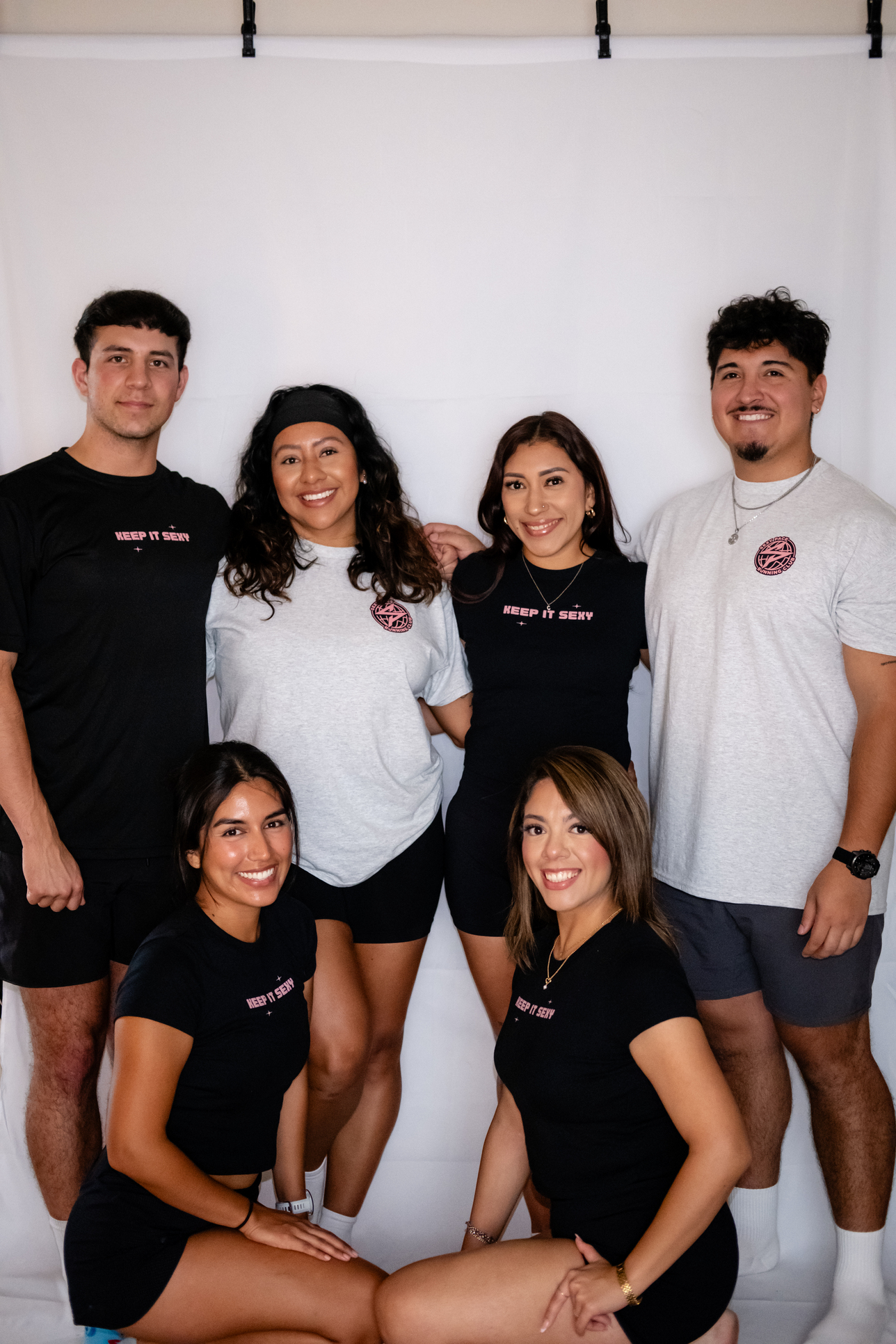 Group wearing Sexy Pace shirts
